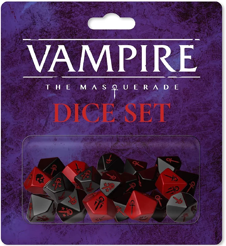 Vampire The Masquerade: 5th Edition - Dice (18)