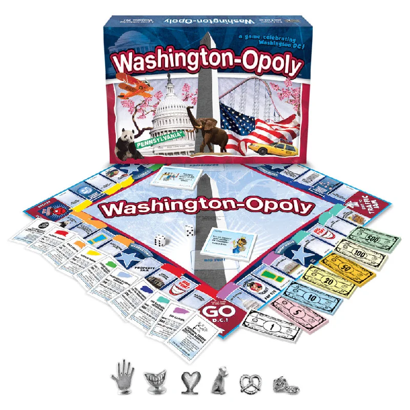 Washington DC-opoly Board Game