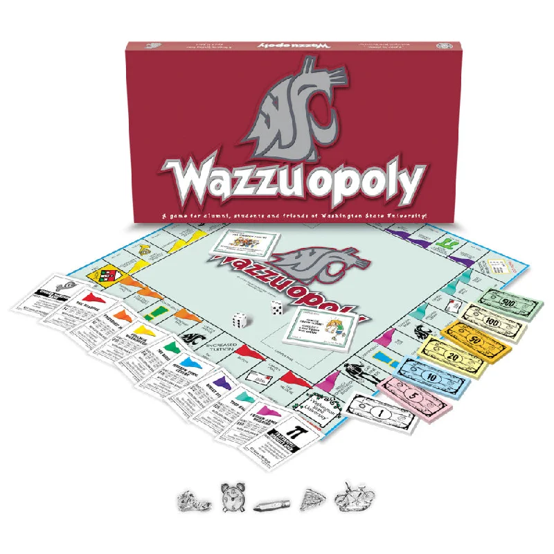 Washington State University WAZZU-OPOLY Board Game