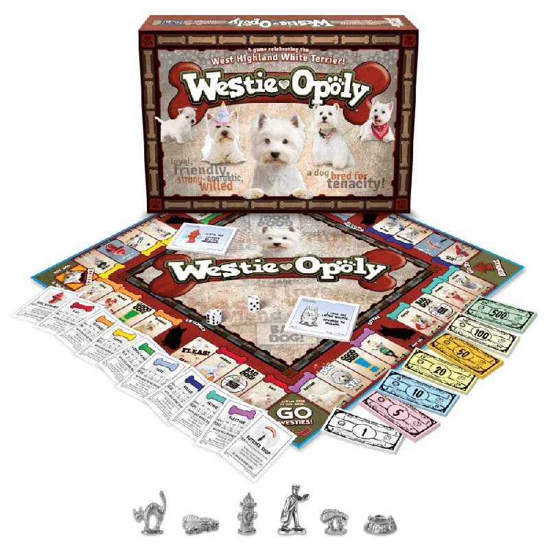 Westie-Opoly Board Game for West Highland Terrier Lovers