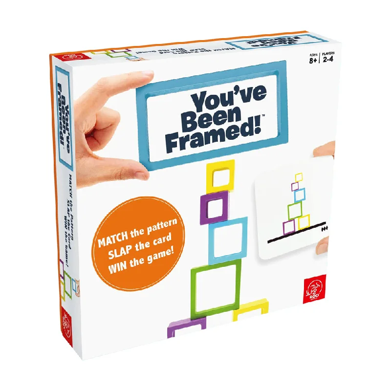 You've Been Framed! Wooden Pattern Matching Board Game by Roo Games